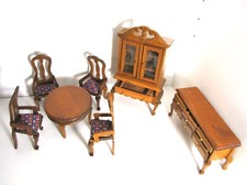 Lotto 7 mobili in legno fatti
