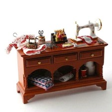 Casa Delle Bambole Noce Cucito