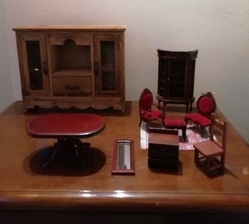 Lotto mobili legno vintage - lotto,