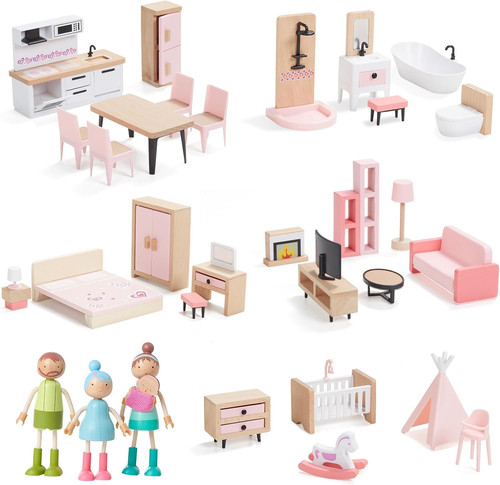 Set mobili casa - di, bambole