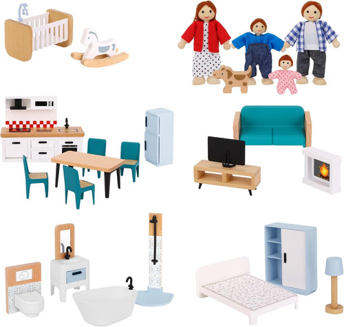 Set mobili casa bambole - casa,